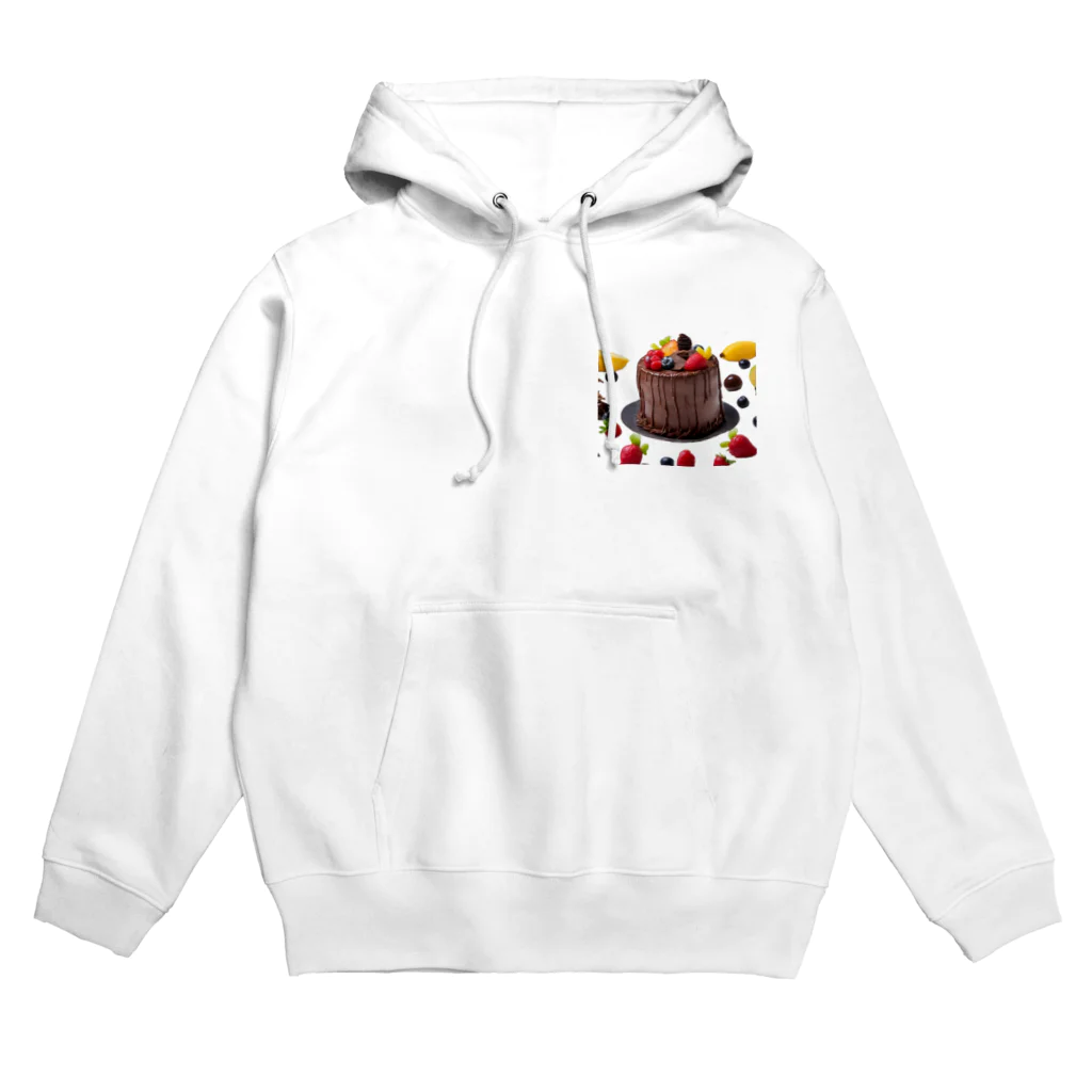 udのフルーツたっぷりチョコレートケーキ Hoodie