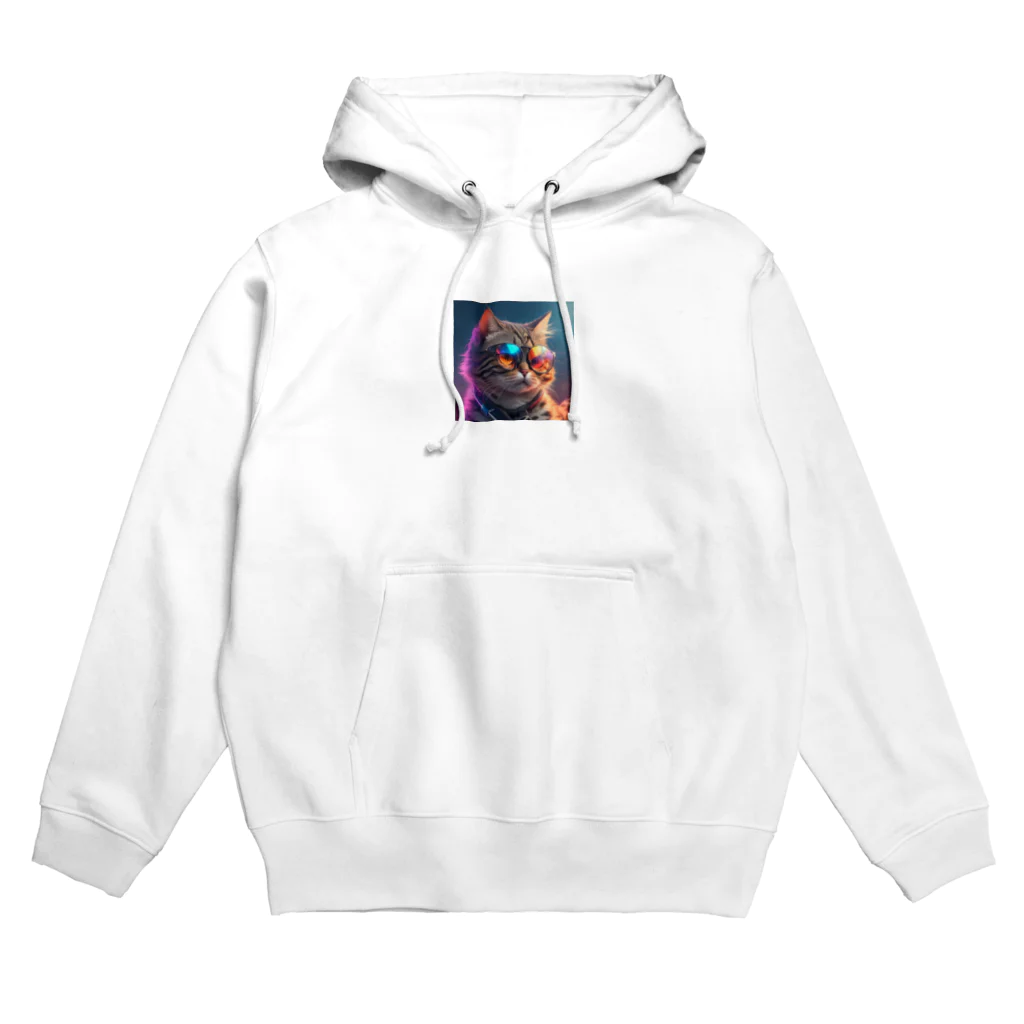 Water_Islandのクールキャット Hoodie