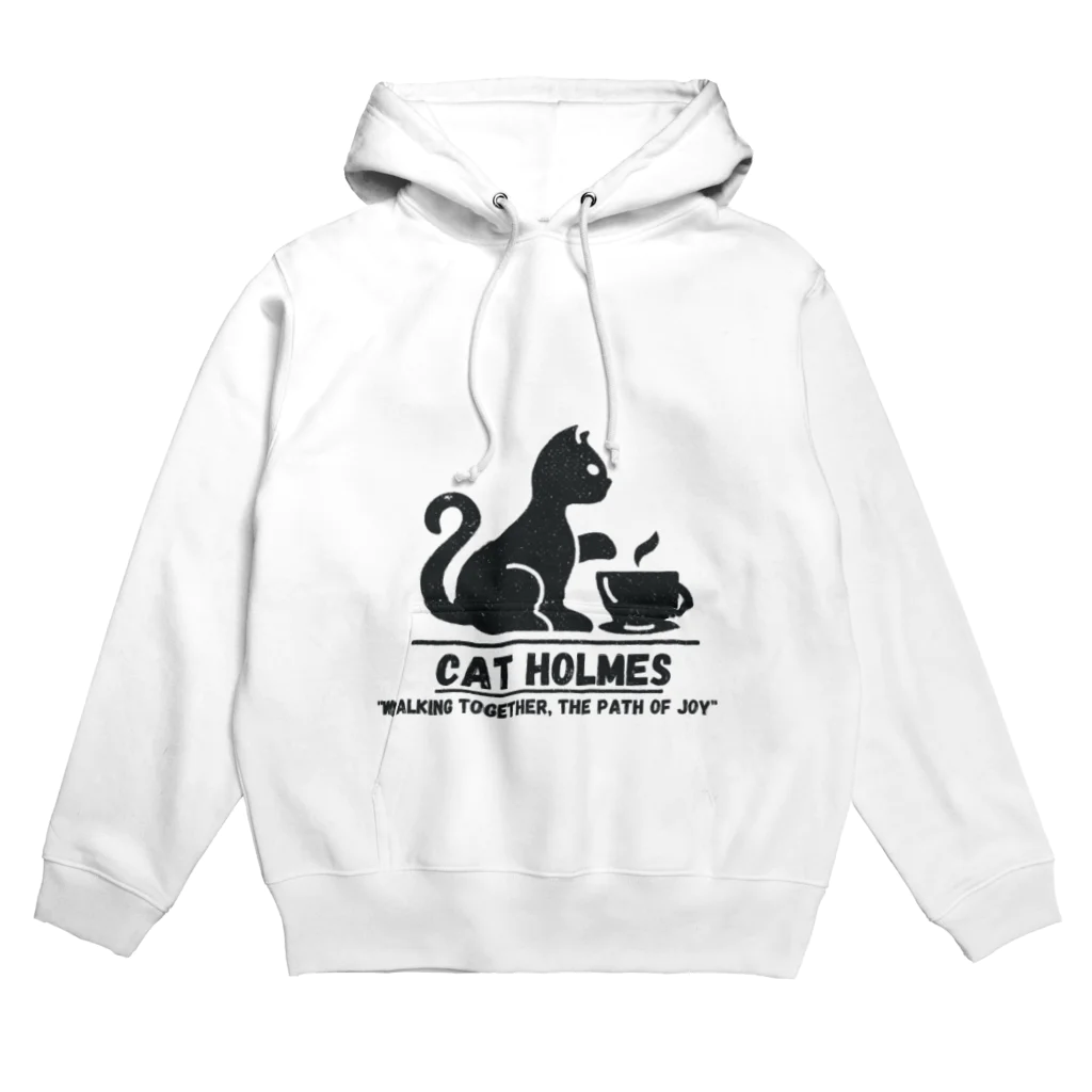  cat Holmesのdaily life at home パーカー