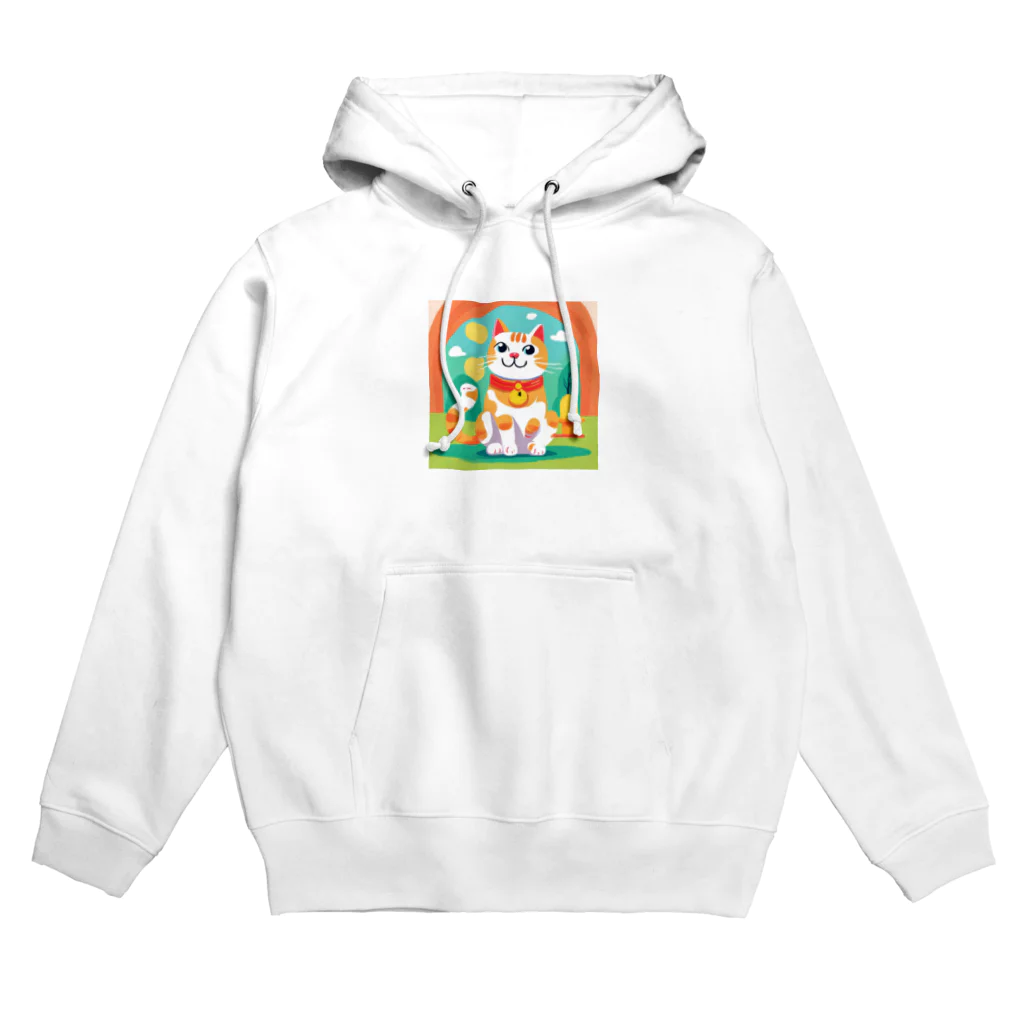 ラクダの店の愛くるしい招き猫 Hoodie