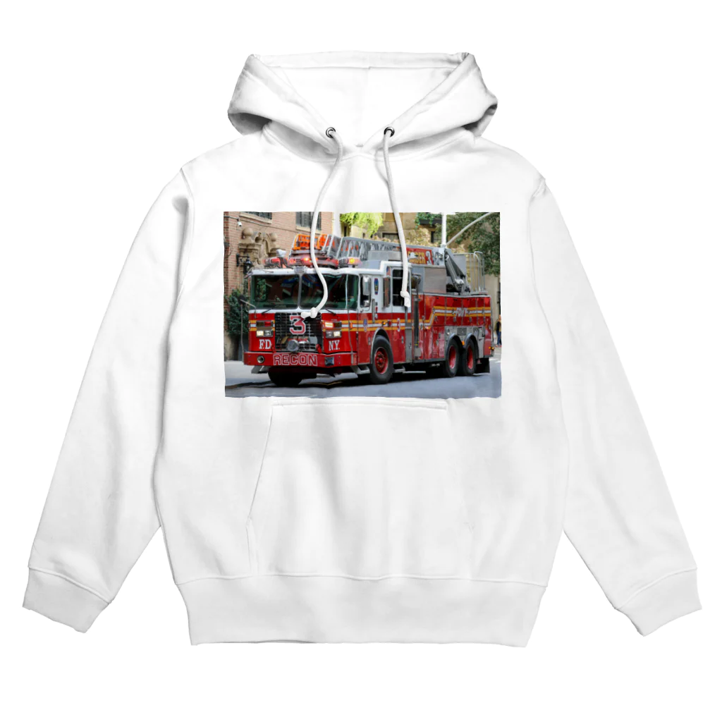 ビッグスマイルライフのかっこいいはしご車 Hoodie