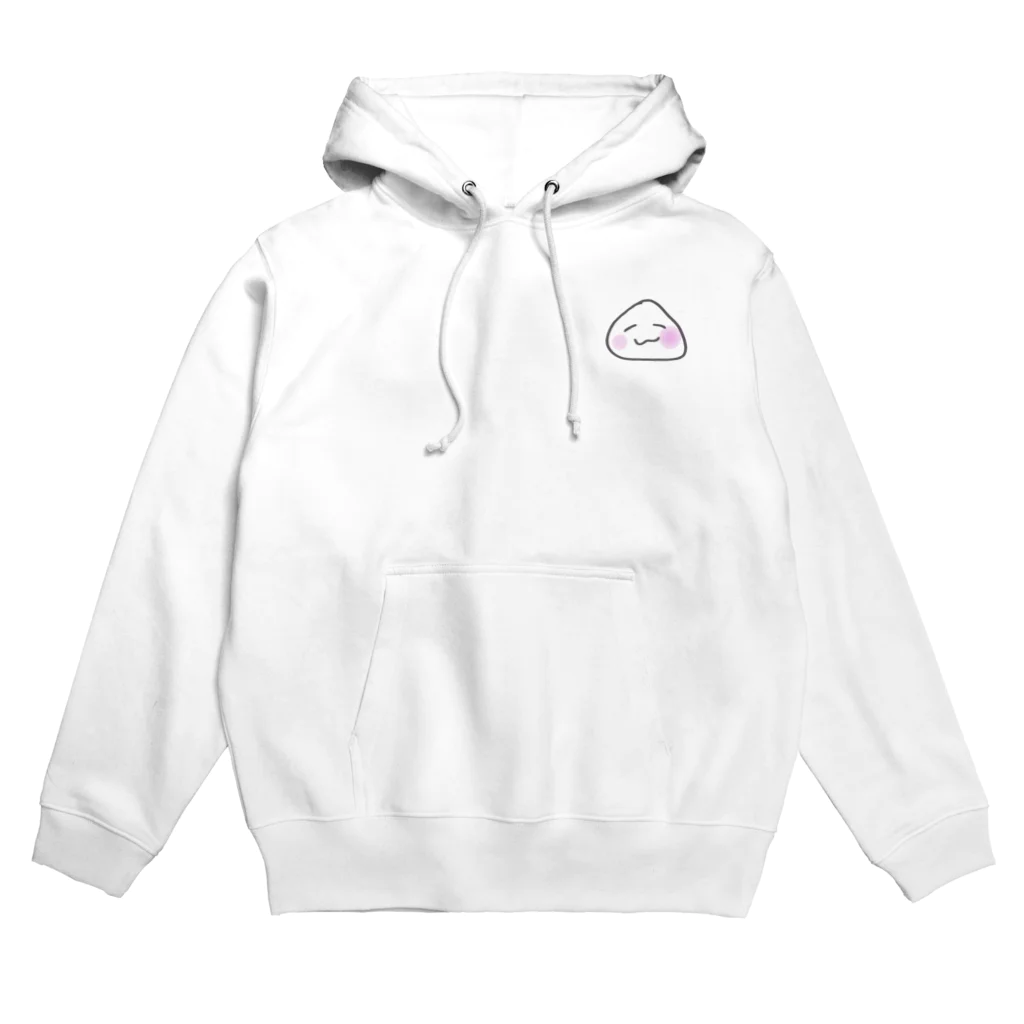 おにまる。のピンクほっぺ おにぎりくん Hoodie