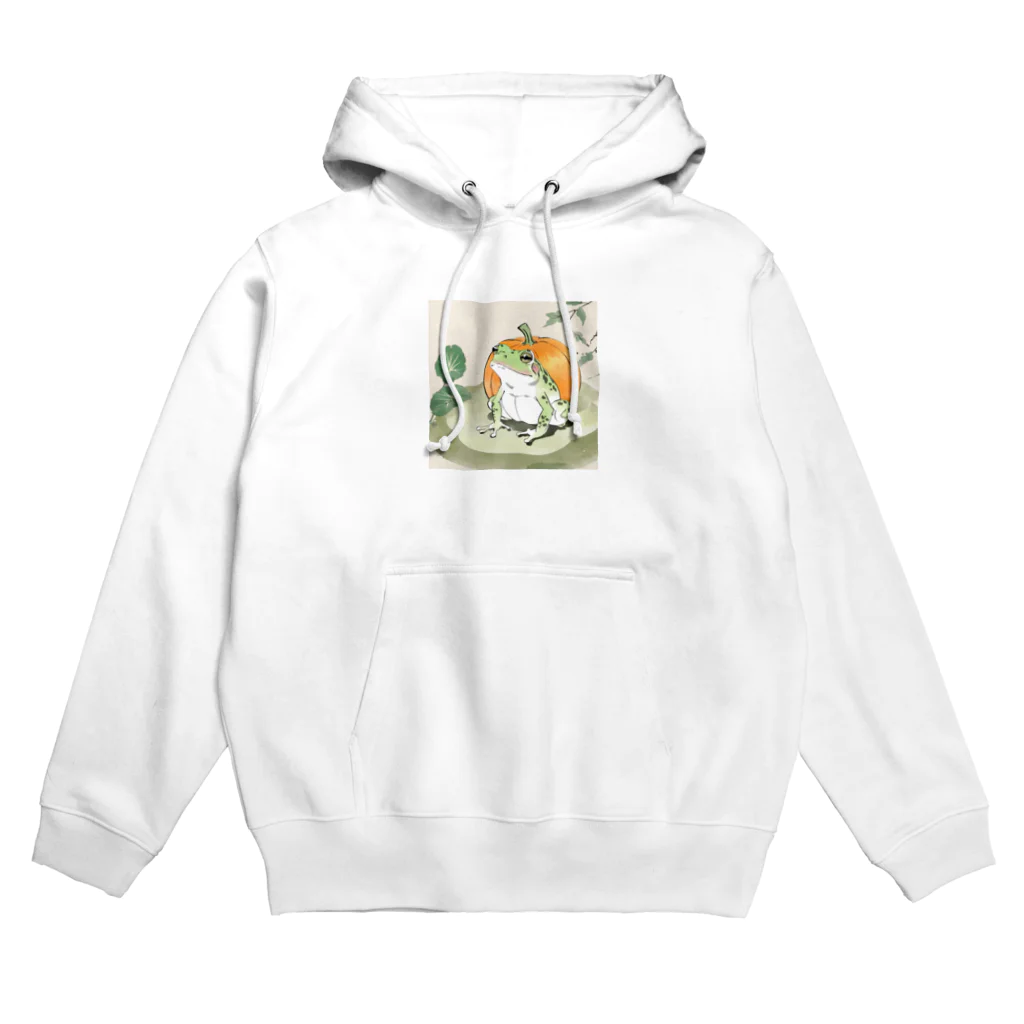 aoking_の和カエルかぼちゃ2 Hoodie