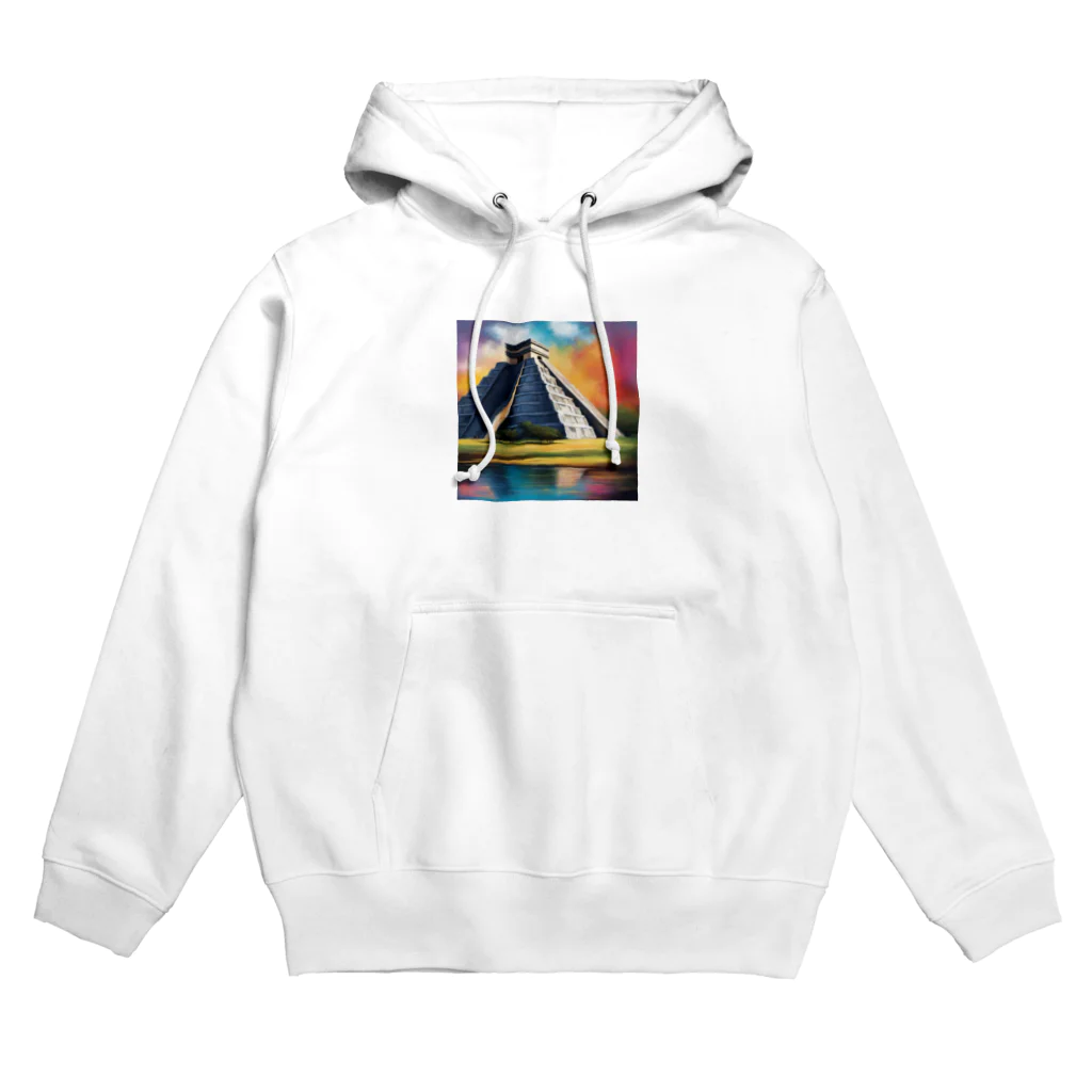 YoMiTの有名な観光スポットをイメージした画像：チチェン・イッツァ（メキシコ） Hoodie