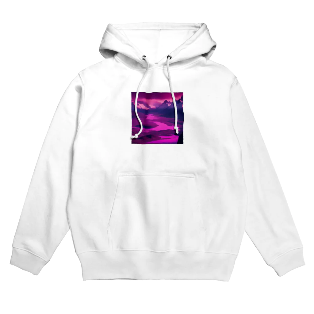 YoMiTの有名な観光スポットをイメージした画像：パタゴニア（アルゼンチン、チリ） Hoodie