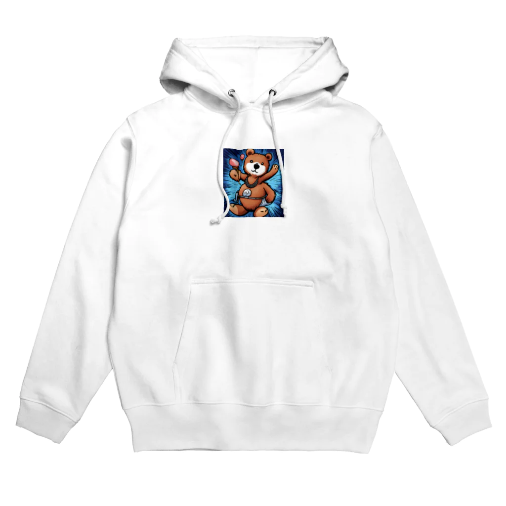 ちょい悪なクマさんのヒップホップなクマさん Hoodie