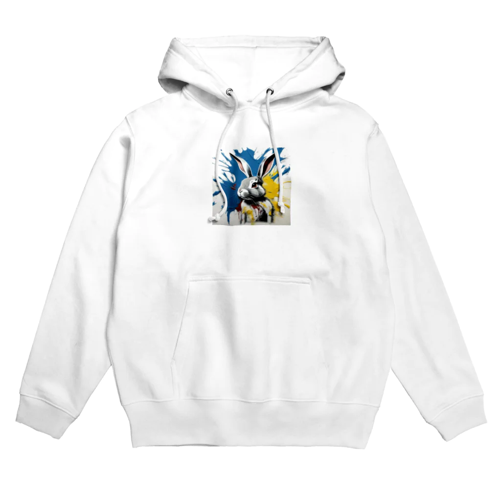 mojaのアートうさぎ🐰 Hoodie