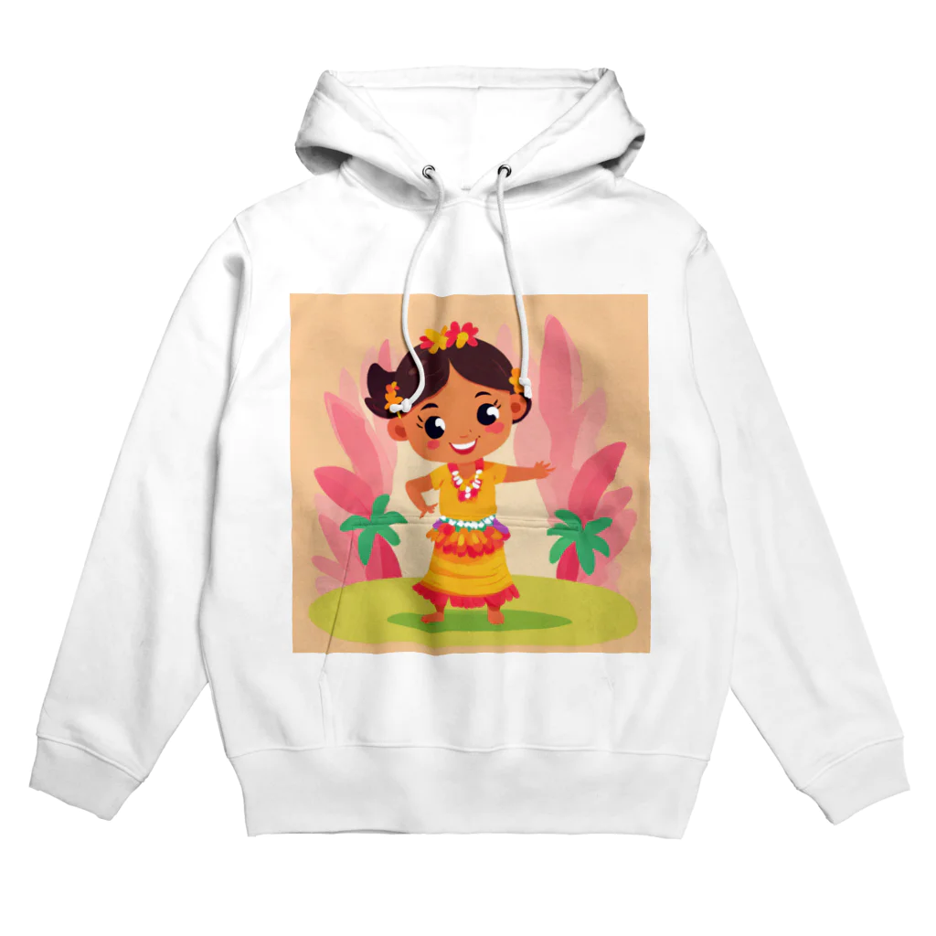 オハナショップのフラダンサーナナちゃん Hoodie