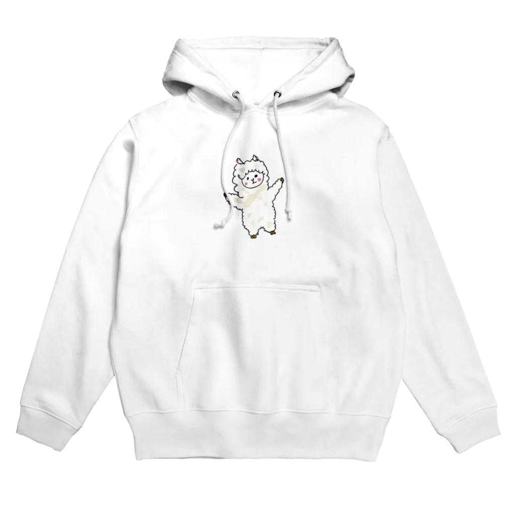 アルパカフンフンの陽気なアルパカグッズ Hoodie