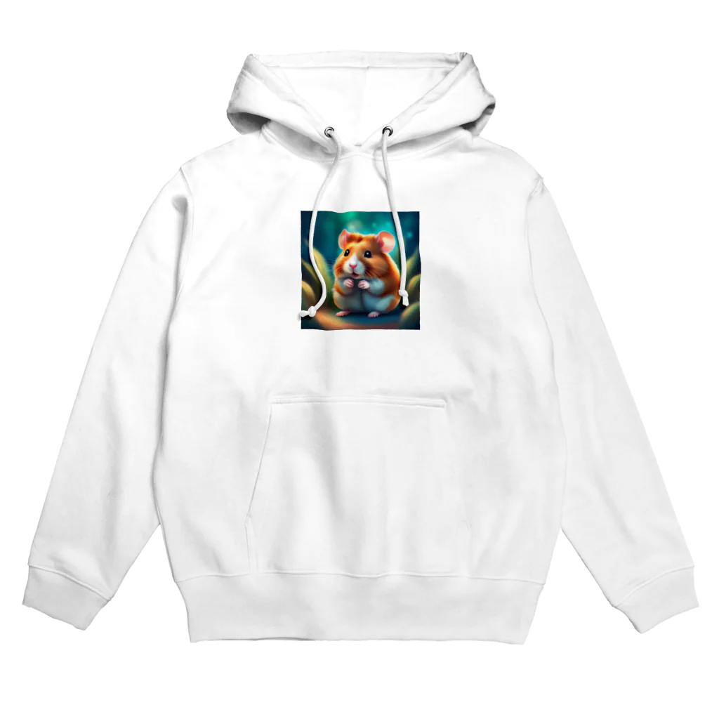 安田ワールドのハムスターのイラストグッズ Hoodie