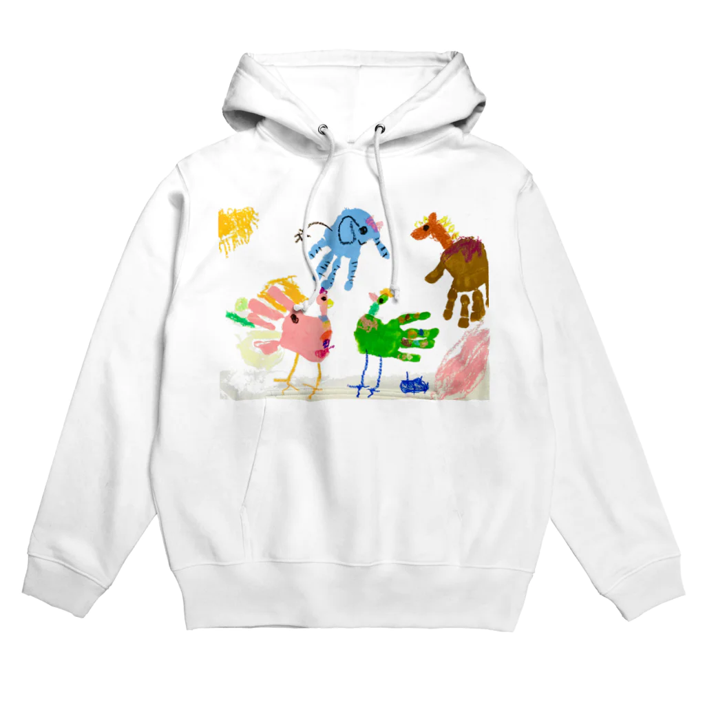 おててのどうぶつえんのおててのどうぶつえん Hoodie