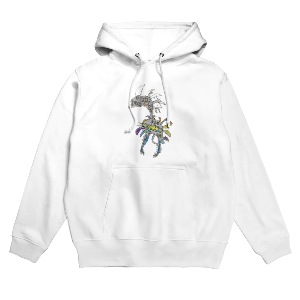 ほわいとくろーばーのボルトブレス Hoodie