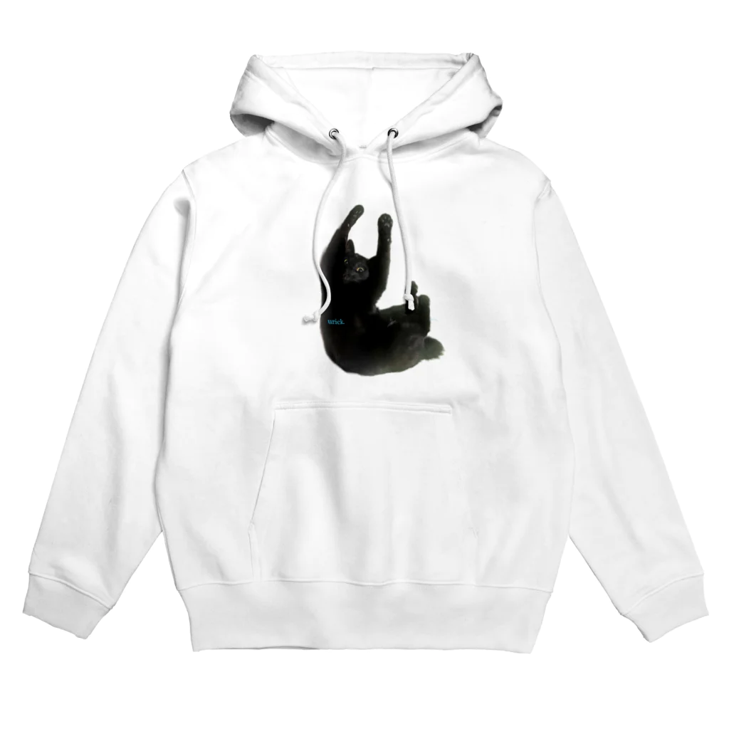 KuMu-music Shopのモノトーン猫 （urick.） Hoodie