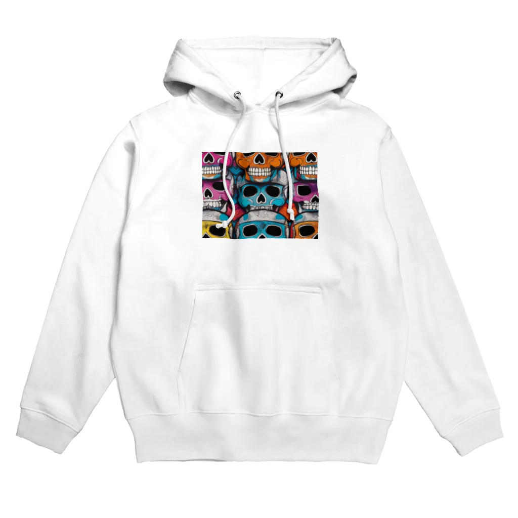 BUTUx2のぽっぷスカル Hoodie