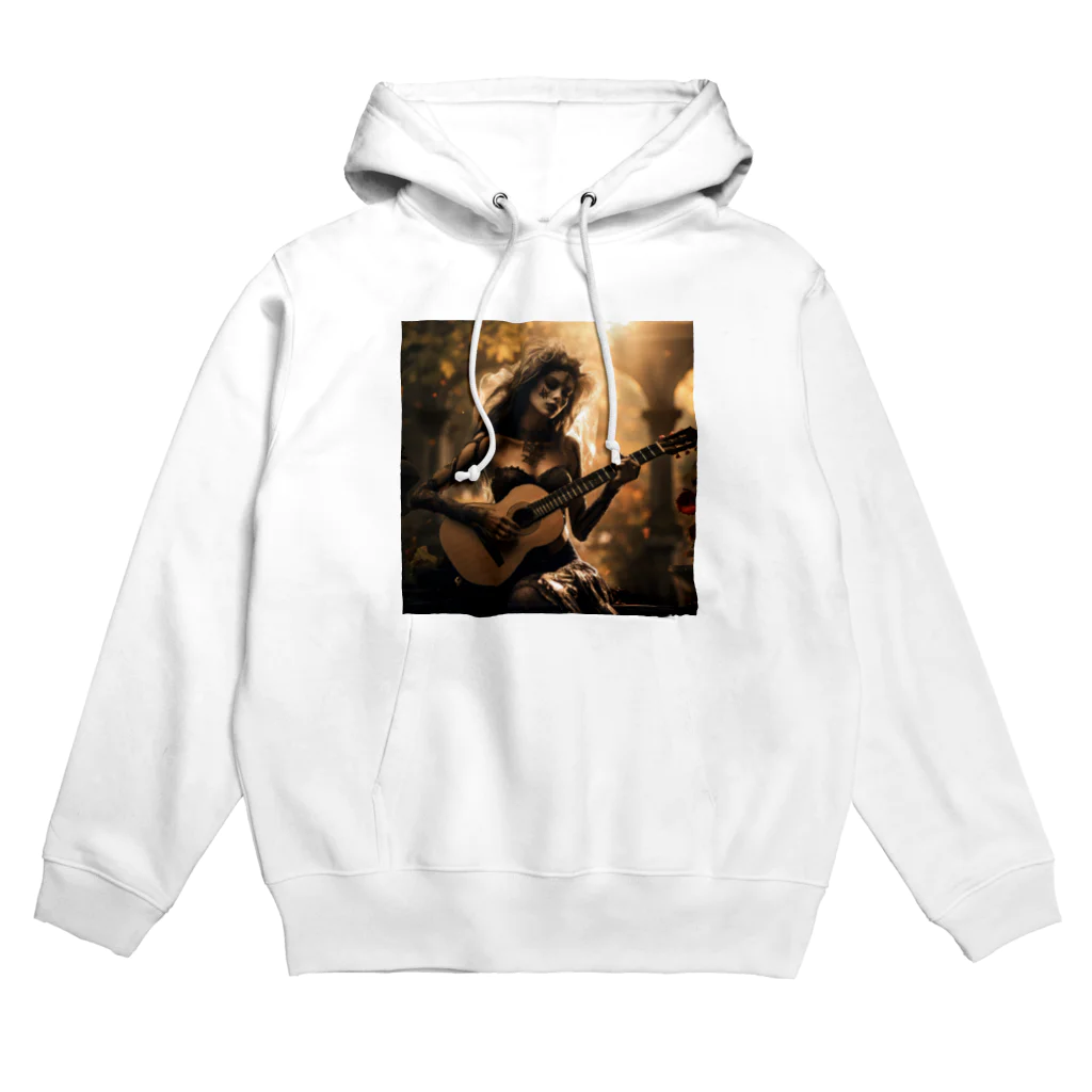 mak-Tshopのギターガール9 Hoodie