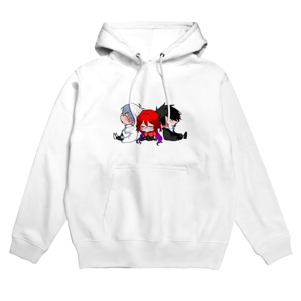 佐伯のカニちゃんと愉快な仲間達の猿蟹兎　お昼寝イラスト Hoodie