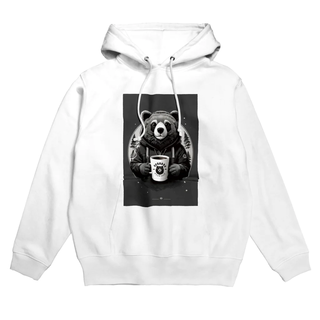 tomohyuのくまのマグカップを持つ熊くん Hoodie