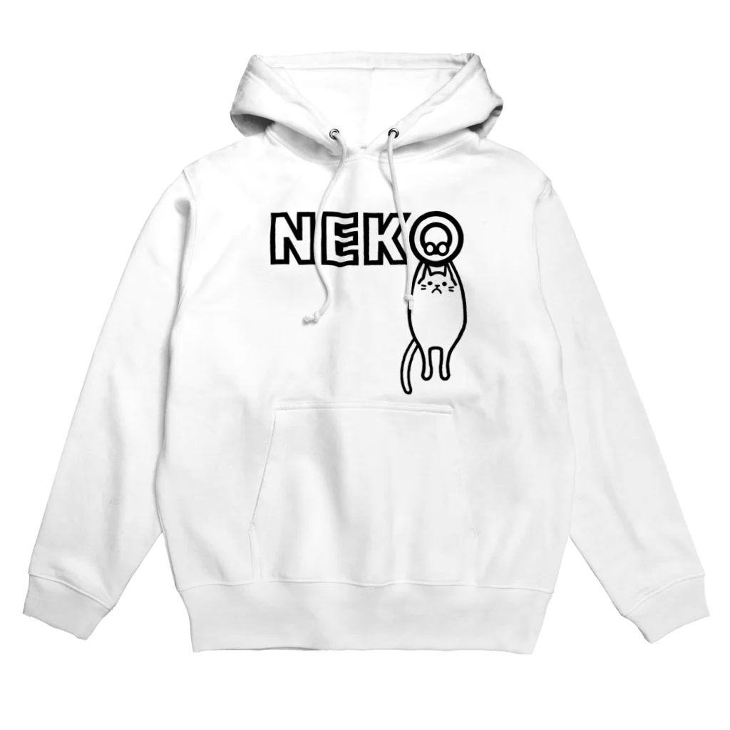 ぽぴーぴぽーのぶら下がるNEKO Hoodie