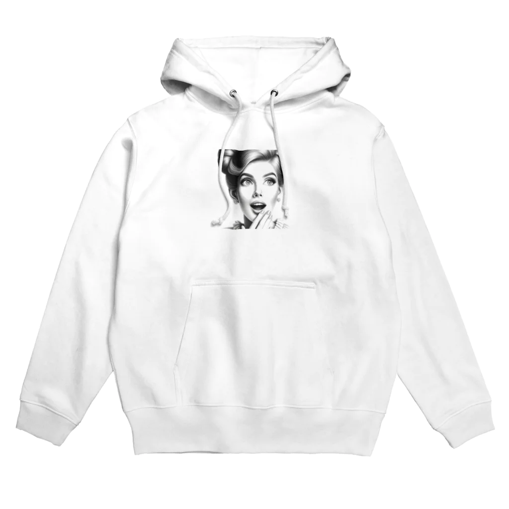 aoyama1964の驚く女性 Hoodie