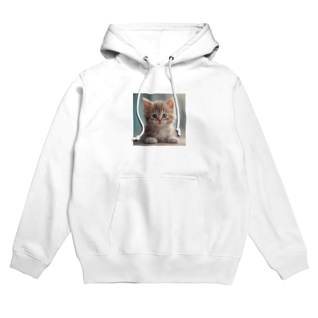 アルタイルの可愛い仔猫のイラストグッズ Hoodie