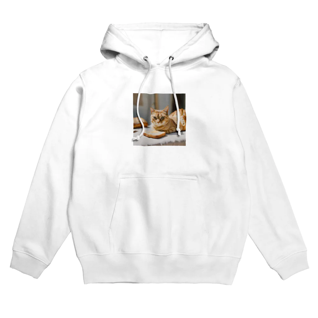 猫雑貨屋　ねこまろのパンの化身、茶トラ Hoodie