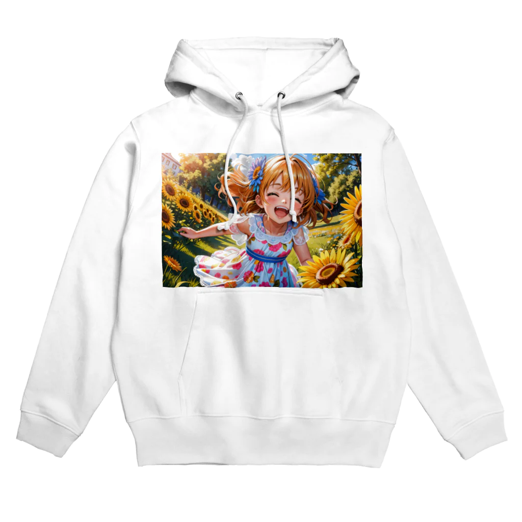 poketuのかわいい少女のイラストグッズ Hoodie