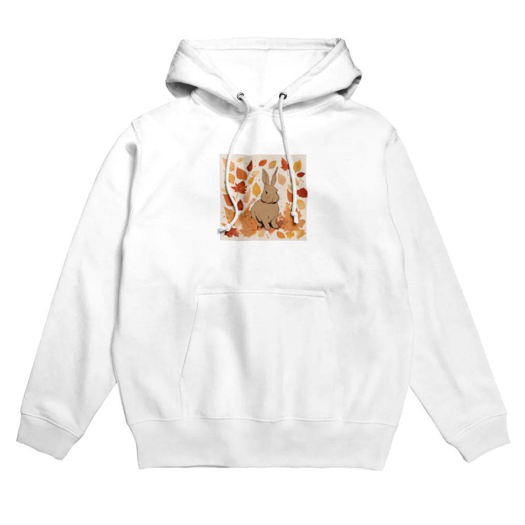 mojaの紅葉とうさぎ🐰 Hoodie