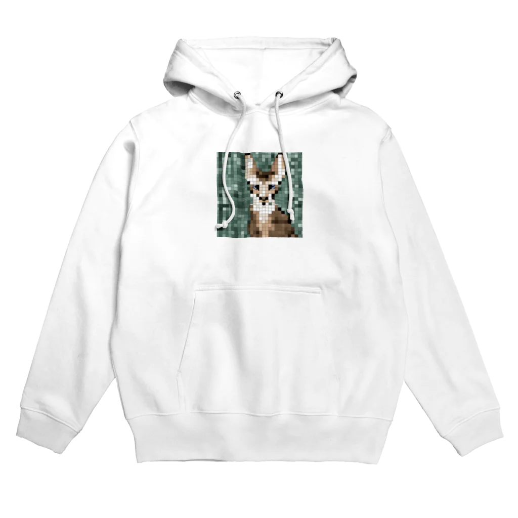 kindonesiaのドット絵のヒマラヤンキャット Hoodie