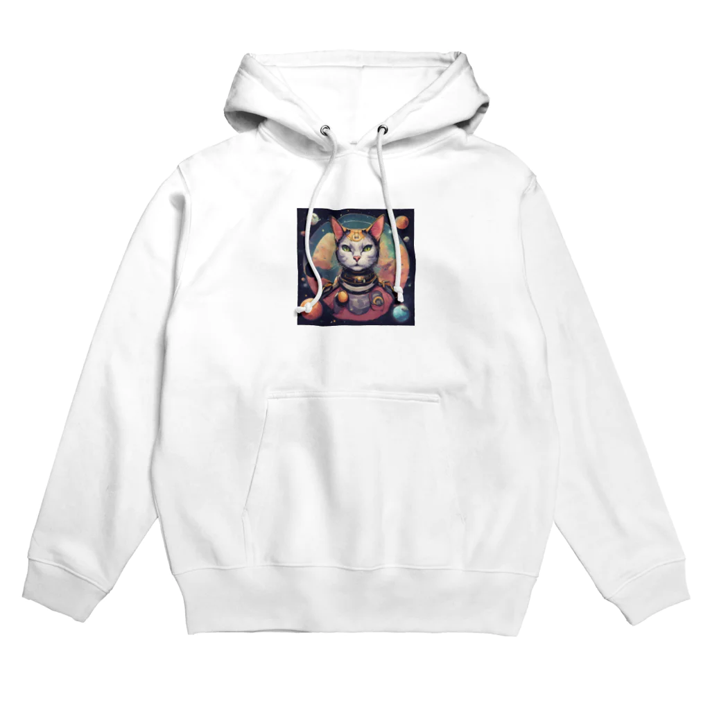 猫雑貨屋　ねこまろのにゃんこ宇宙の彼方へ Hoodie