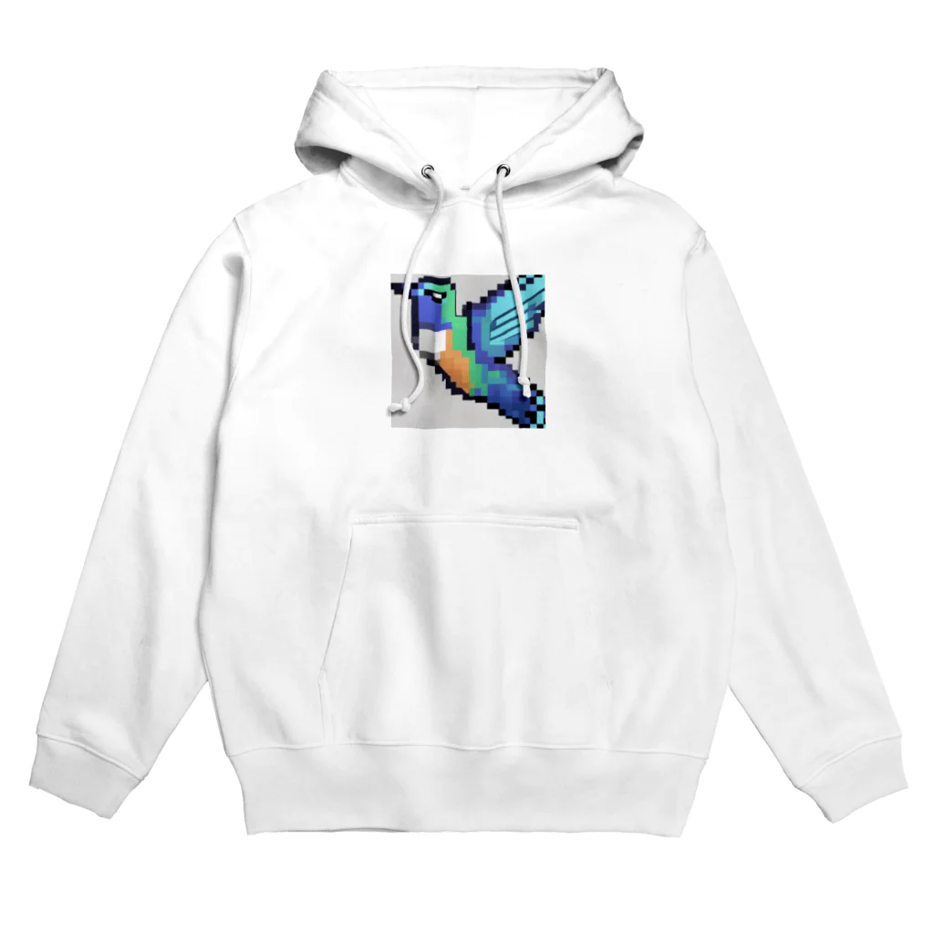 hamusutaroのハチドリピクセルアート Hoodie