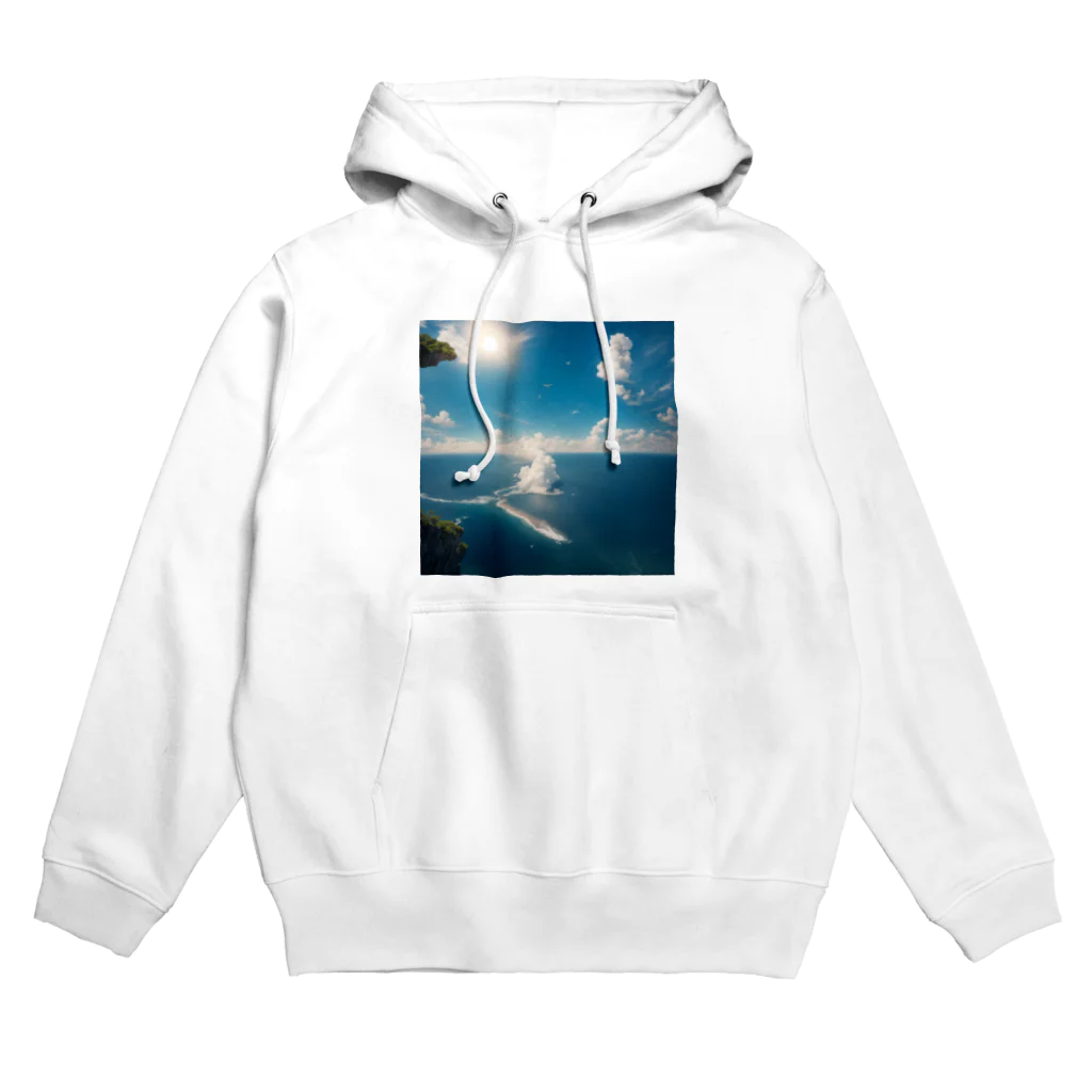 SetsunaAIのきれいな青空と海のグッズ Hoodie