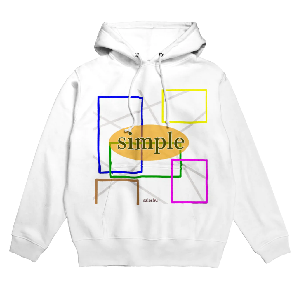 saleshuのsimple パーカー