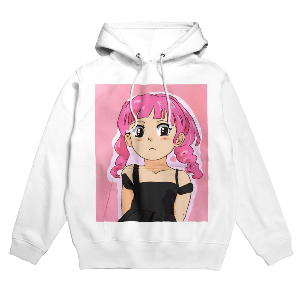 ワンダーワールド・ワンストップのピンク髪の少女 Hoodie