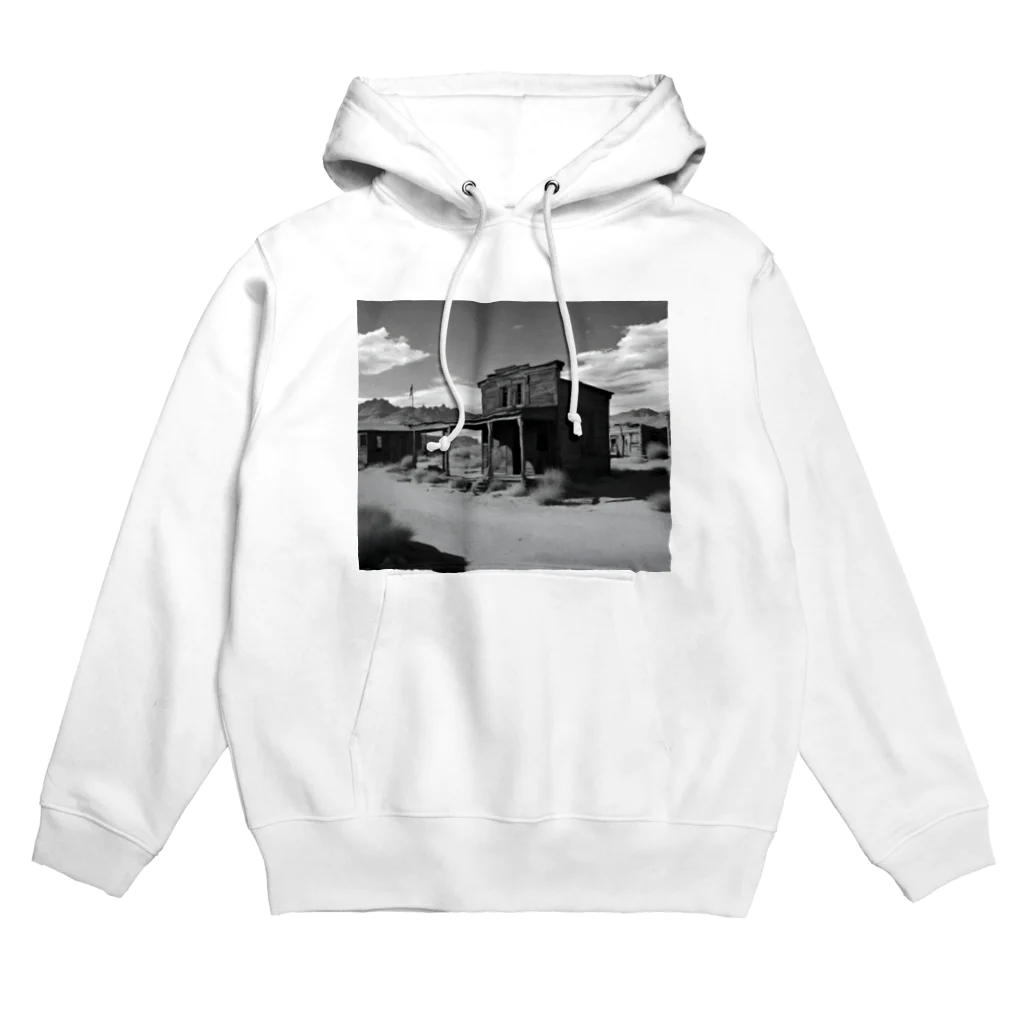 崖っぷちのポニョの"Nostalgia Ville：さびれた町の魅力を感じるグッズ" Hoodie