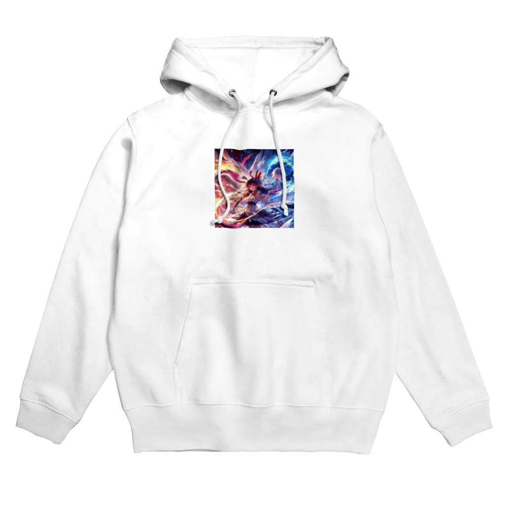 anazawaの白き翼、黒き翼。その手に抱くは愛しの君! Hoodie