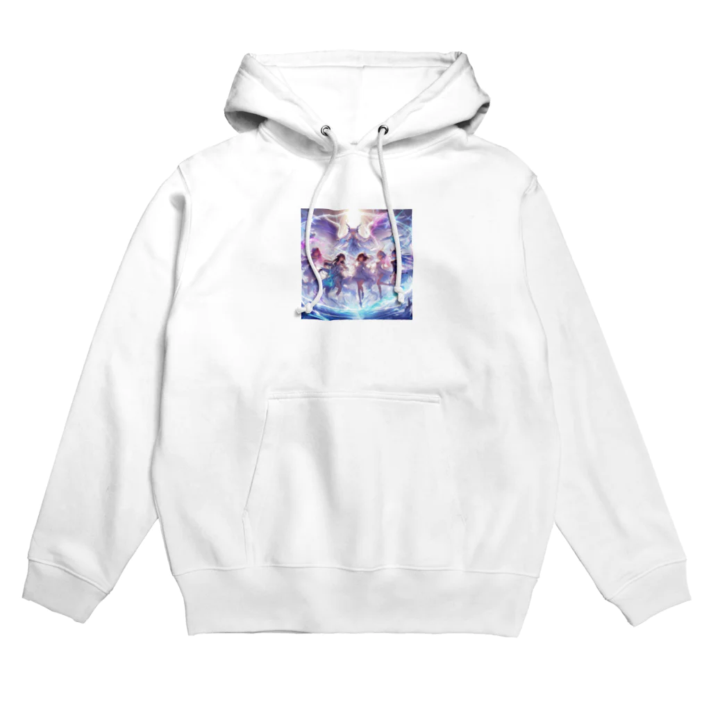 anazawaの白き翼、黒き翼。その手に抱くは愛しの君! Hoodie