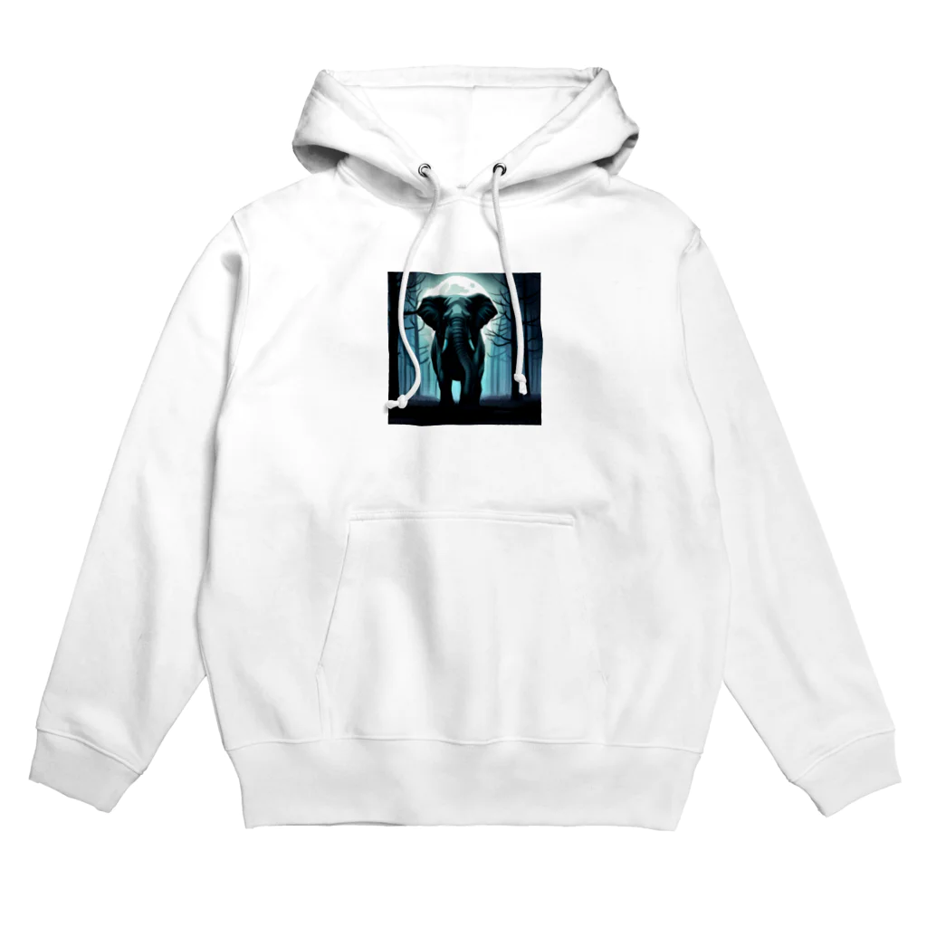 yuuchan22のホラー風ゾウ Hoodie