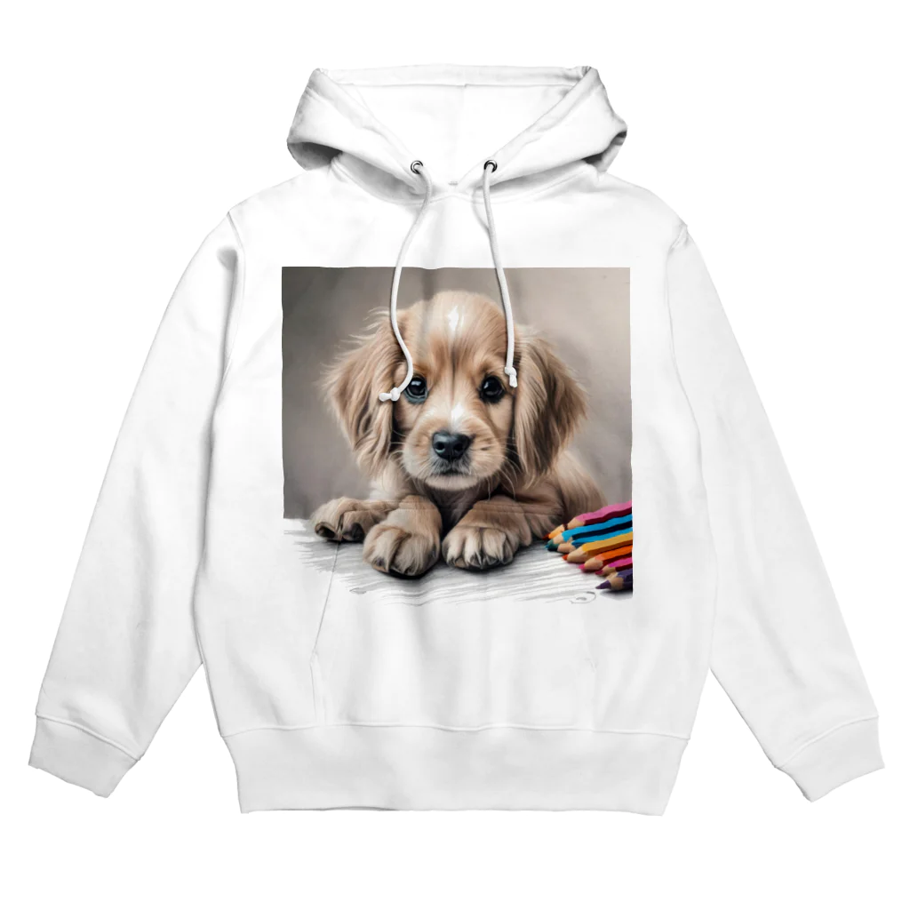 つぶらな瞳の子犬グッズ屋さんのつぶらな瞳の可愛い子犬② Hoodie