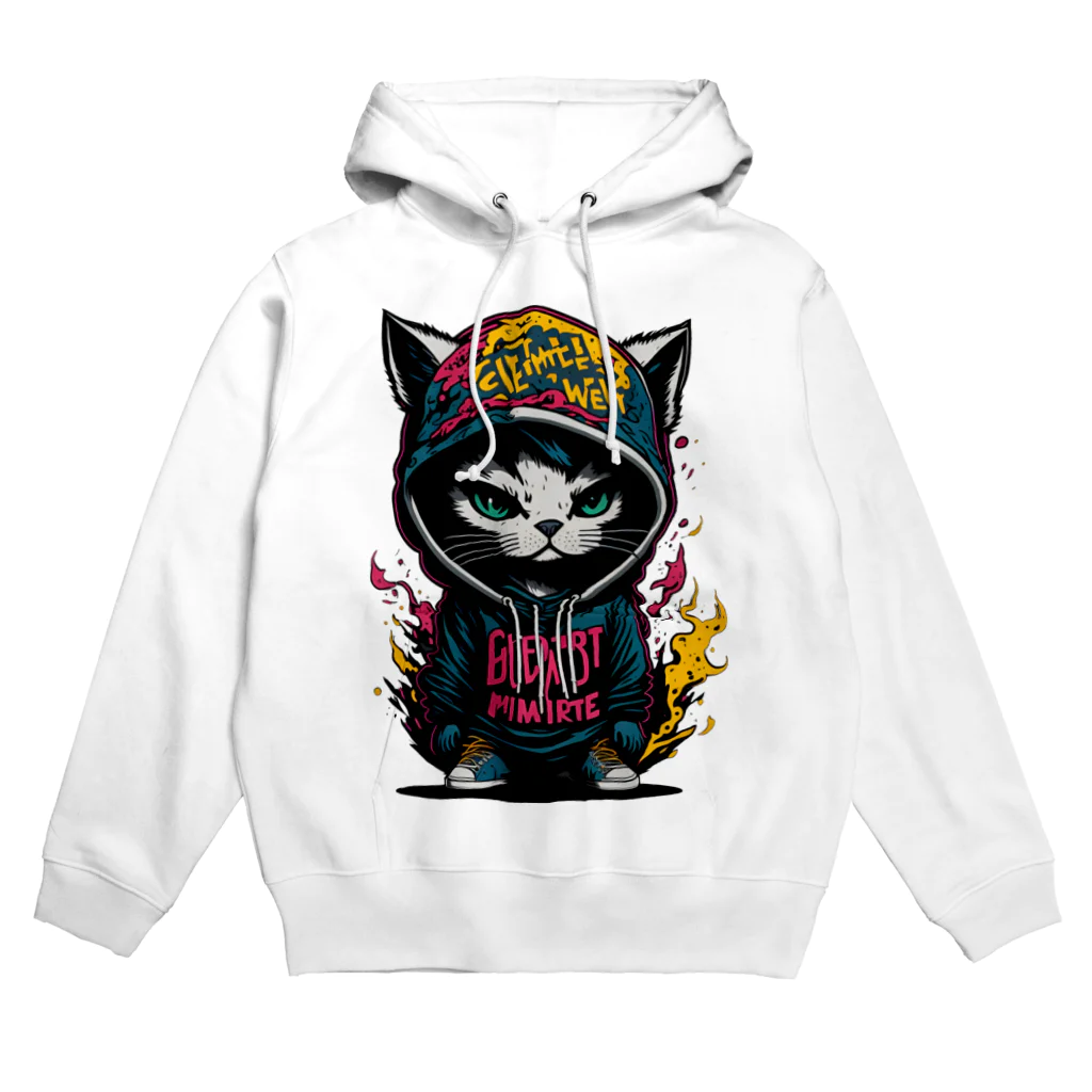 めんぼうさんやのちびネコ Hoodie