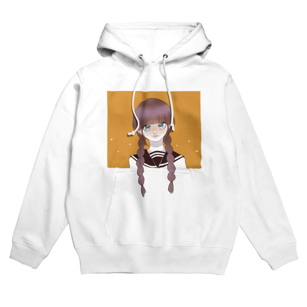 青年Cの三つ編みのあの子 Hoodie