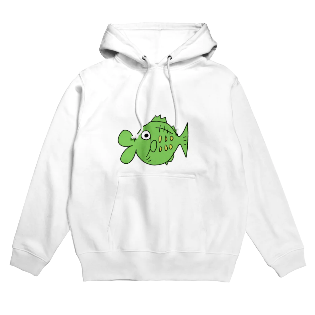 BE はっぴーのおさかなちゃん Hoodie