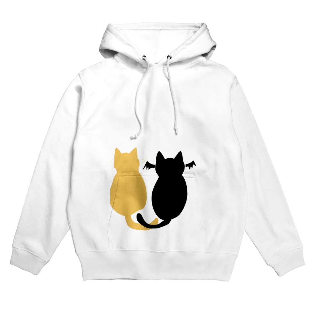 てきとうの寄り添う猫 Hoodie