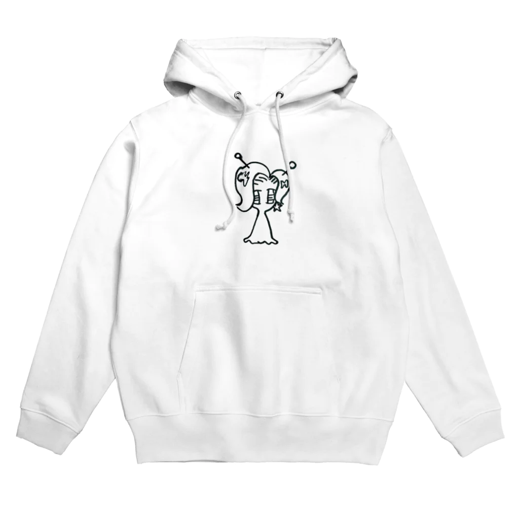 お店の名前考え中の宇宙軟体生物 Hoodie