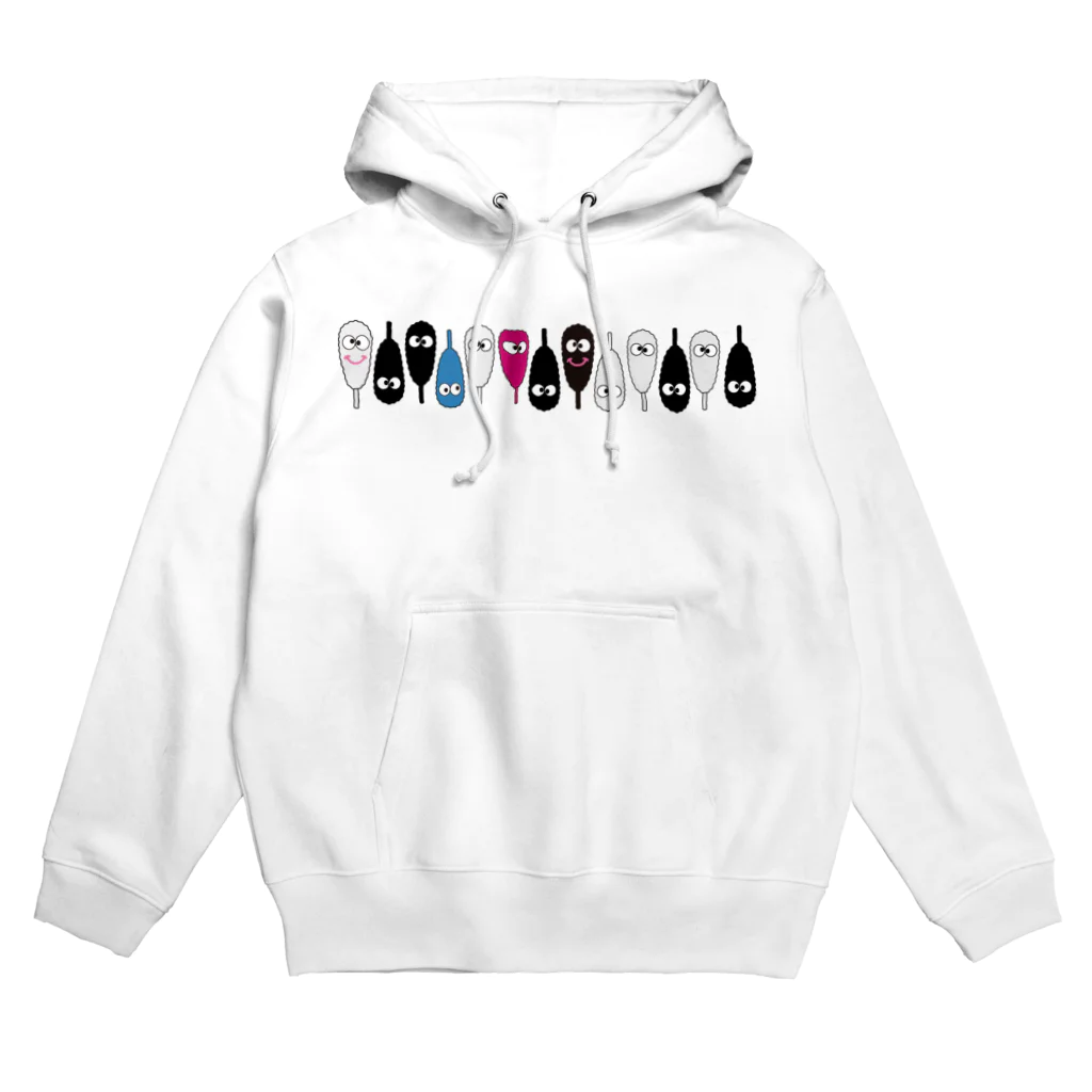 串カツワールドの串揚げ串カツクシニョロワールドグッズ Hoodie