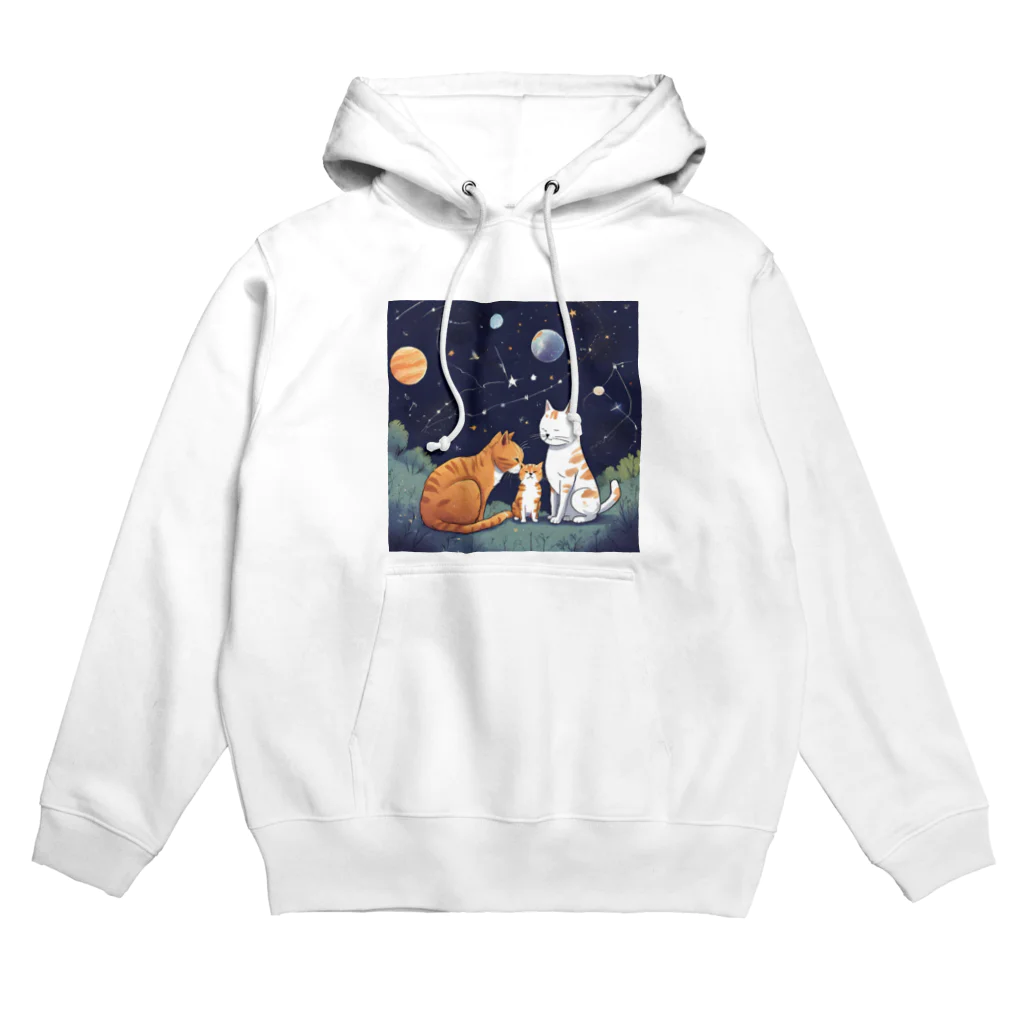 にゃんこワールドのにゃんこかぞく Hoodie