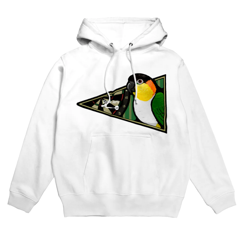 ムクのズグロシロハラインコのダーツ Hoodie