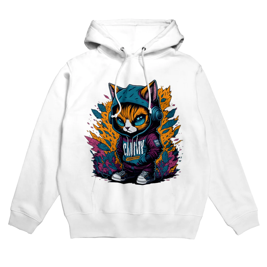 めんぼうさんやのちびネコ Hoodie