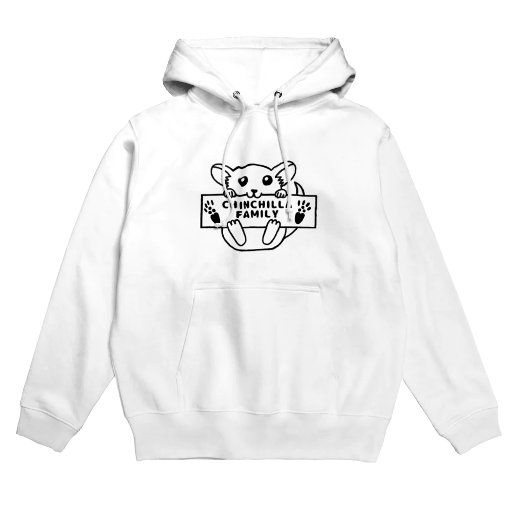 YUchan’s ChinchillaFamilyのChinchilla Familyのロゴマーク Hoodie