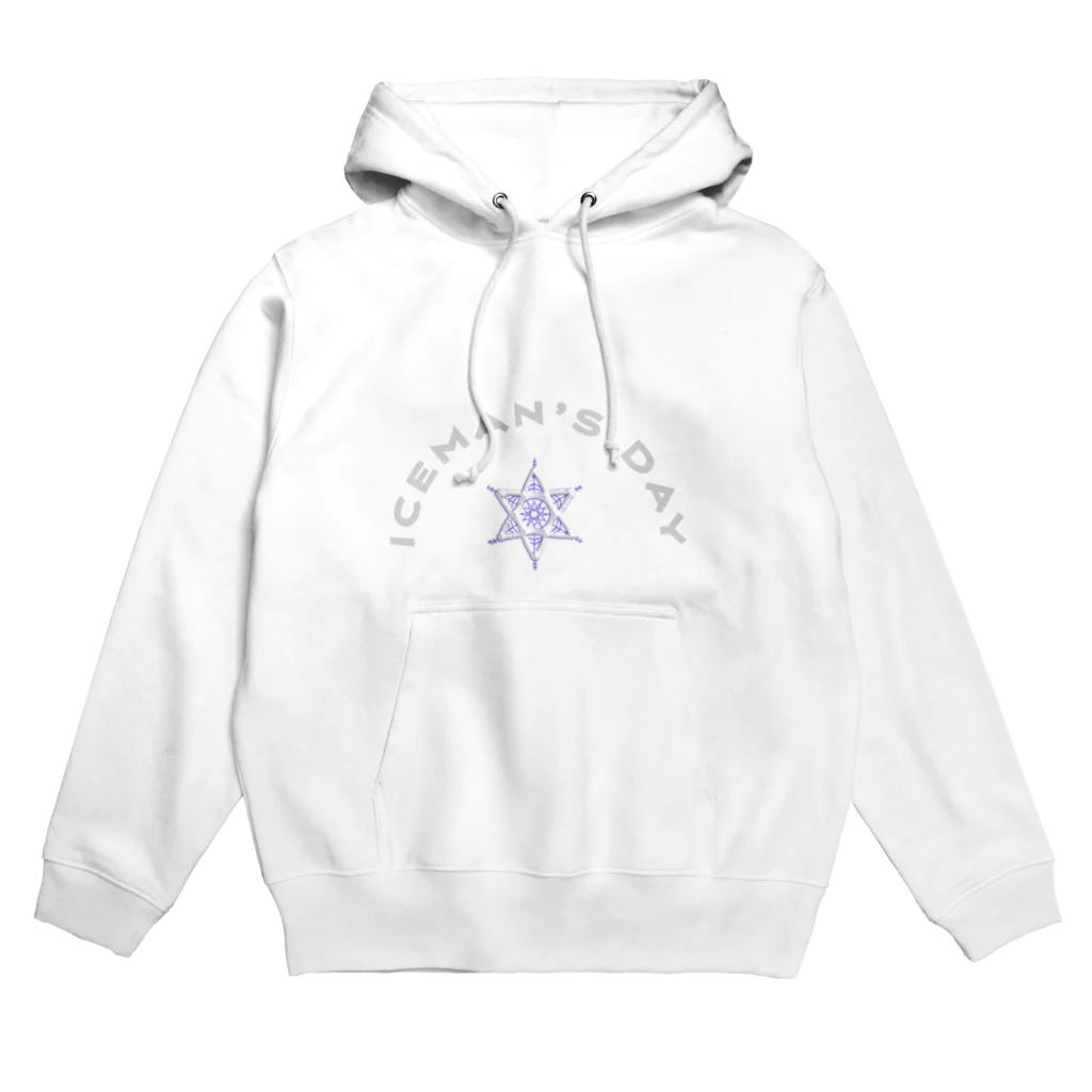 月夜のタツノオトシゴのIceman's day Hoodie