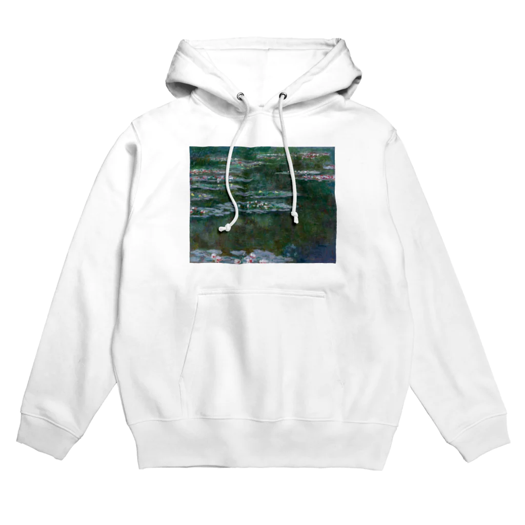 名画館のモネ「睡蓮②」　クロード・モネの絵画【名画】睡蓮シリーズ Hoodie